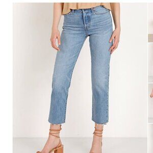 Levi's Wedgie Straight Leg Jean Rough Tide 26